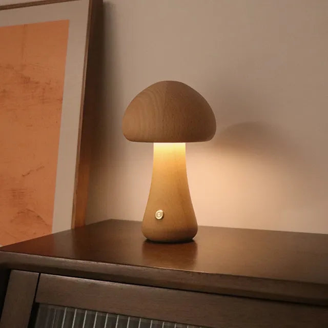 Unik Trådløs Svampebordlampe – Elegant, Fleksibel Belysning Overalt Belysning Tech Butik