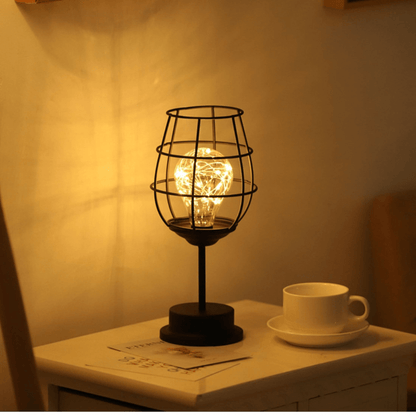 Trådløse LED-Lamper i Minimalistisk Design – Justerbar Belysning til Stuen Bordlampe Tech Butik Vinglas