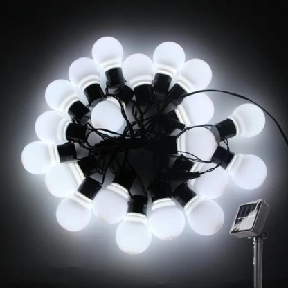 FestoonGlow Udendørs Lyskæde til Magiske Aftener lyssnore Tech Butik Klar lampe Hvid 4.5m 10 Lamper