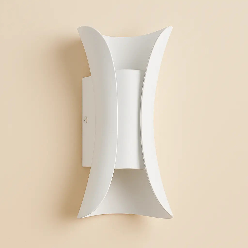 Moderne Udendørs Væglampe med Justerbare Lysfarver Udendørs belysning Tech Butik Hvid