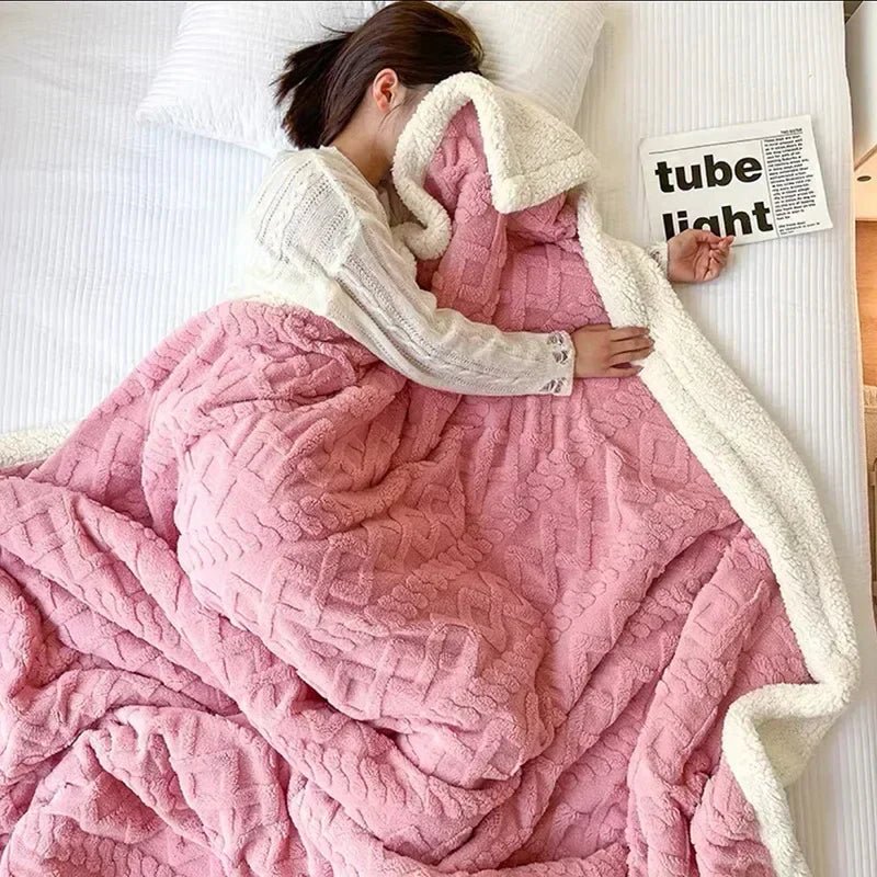 Ultrablødt Lammeuldsplaid – Hyggelig Vintervarme Tæpper & Plaider Tech Butik