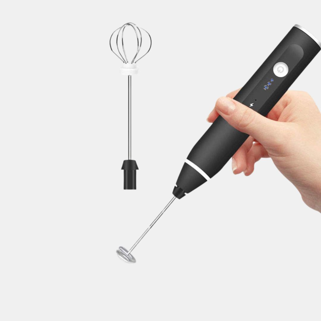 Genopladelig Skummepisker Håndmixer Til Let og Cremet Drikke Kitchen Gadgets Tech Butik