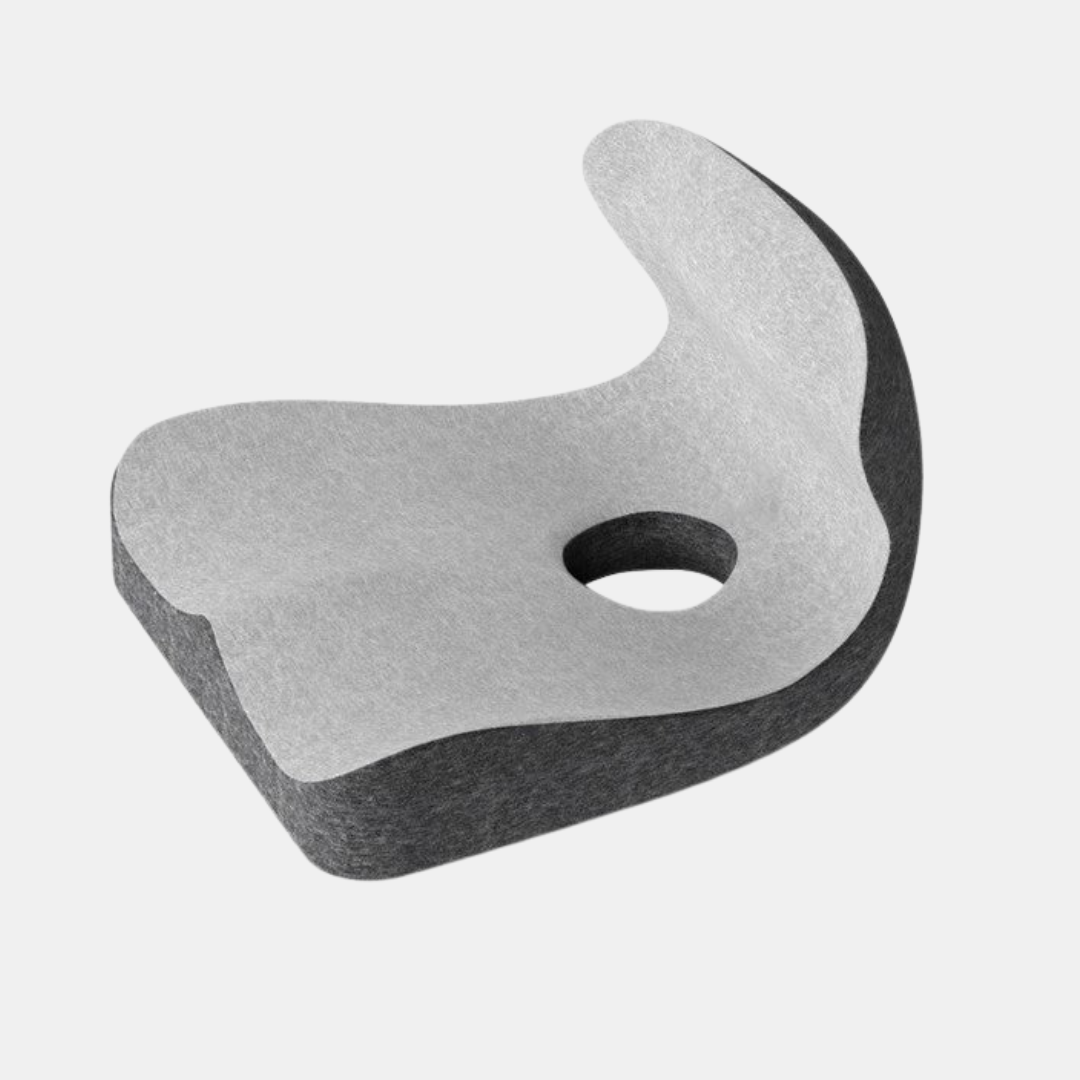 L-Formet Memoryskum Ortopædisk Pude – Ultimativ Komfort & Støtte Pillow Tech Butik Lysegrå 40 × 35 × 8 cm (L × B × H)