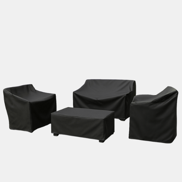 Vejrbestandigt Møbelovertræk – Holdbar Helårsbeskyttelse til Havemøbler Furniture Cover Tech Butik Sort 80x80x80 cm