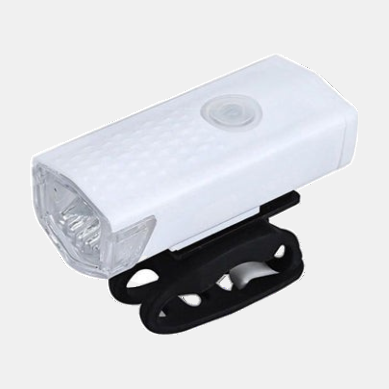 Genopladeligt Cykellys Sæt – Vandtæt LED Lys med 4 Tilstande til Sikker Cykling Cykellygter Tech Butik Hvid