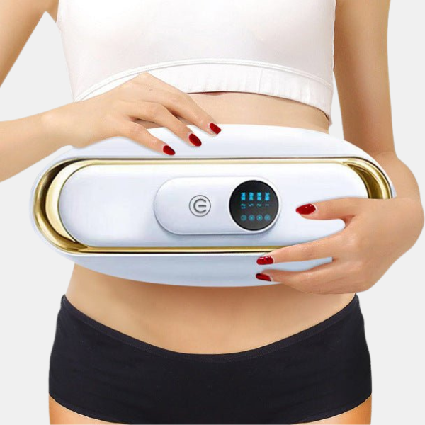 Elektrisk Slankebælte – Komfortabel Fedtmaskine til Mave & Talje Fitness Tech Butik Hvid
