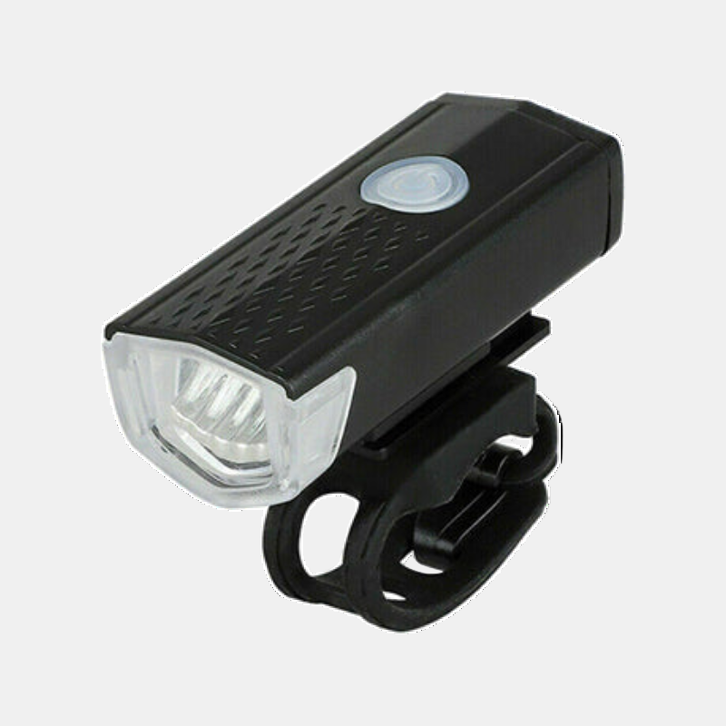 Genopladeligt Cykellys Sæt – Vandtæt LED Lys med 4 Tilstande til Sikker Cykling Cykellygter Tech Butik Sort