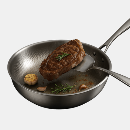 Premium Stegepande i Titan – Holdbar Non-Stick Stegepande til Alle Komfurtyper Kitchen Tech Butik 26 cm