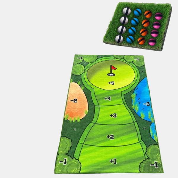 Golfspil Sæt – Sjovt Sticky Golfspil til Indendørs og Udendørs Brug Sticky Golf Game Tech Butik