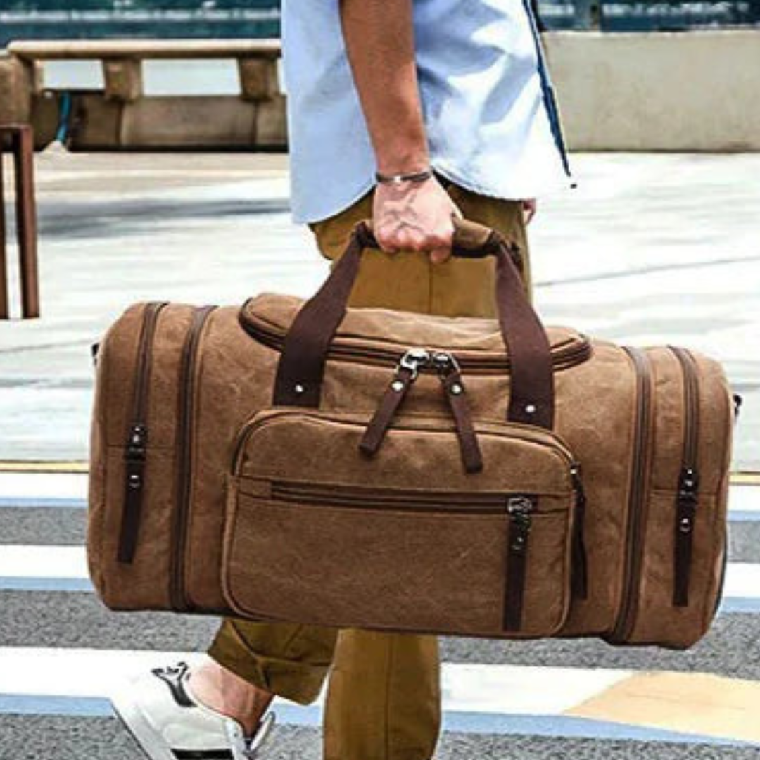 Stor Kapacitets Canvas Rejsetaske – Pålidelig og Rummelig til Enhver Rejse Travel Duffel Bag Tech Butik