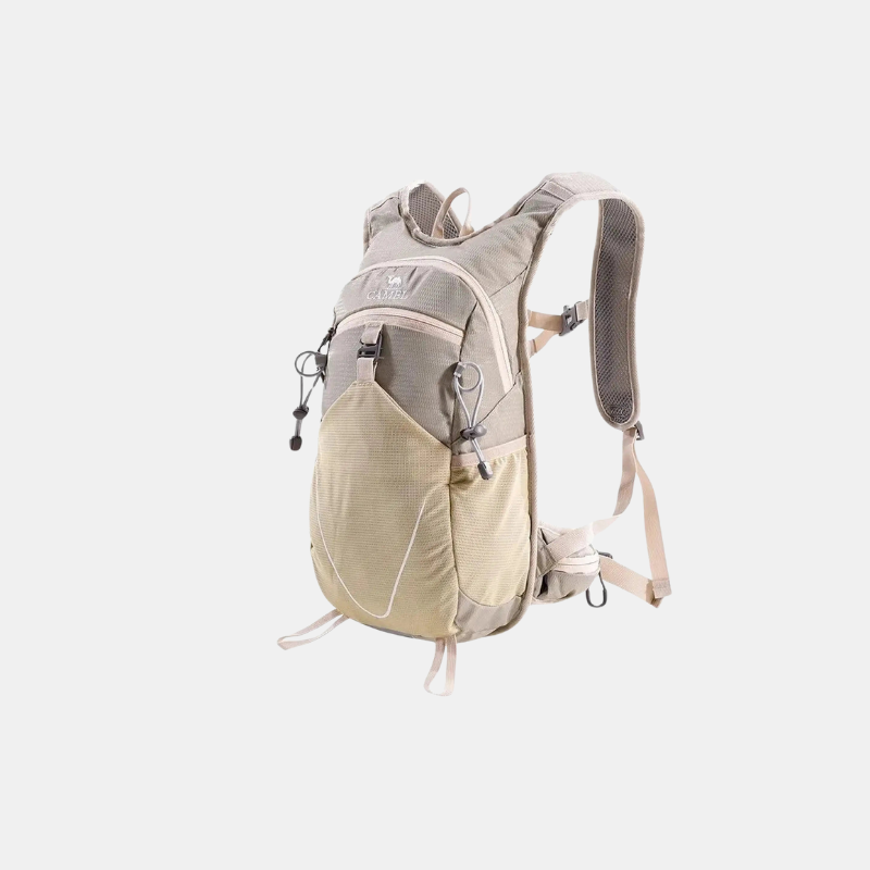 Camel 12L Vandtæt Rygsæk til Vandreture – Kompakt Outdoor Taske til Mænd og Kvinder Vandrestøvler Tech Butik Khaki