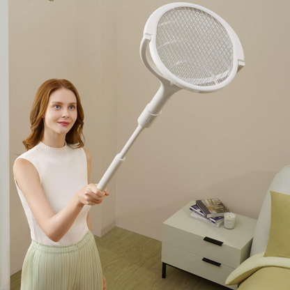 Flexible Fly Racket Genopladelig Elektrisk Fluesmækker med 90° Drejelig Hoved Insektfælder og -afskrækningsmidler Tech Butik