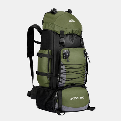 ExpeditionPro 90L Tactical Rygsæk Robust Stor Kapacitet Udendørs Rygsæk til Eventyrere Vandretursrygsække Tech Butik Grøn