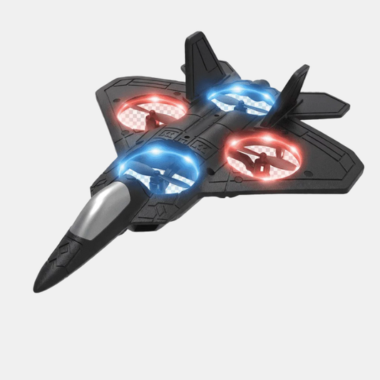 Fjernstyret Fly med Lys – Sjov og Nem Flyvning for Børn 6–12+ År Avion télécommandé Tech Butik