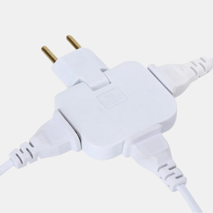 Kompakt og Elegant Stikdåse – Pladsbesparende Design til Hjem og Kontor Adapter Tech Butik Hvid