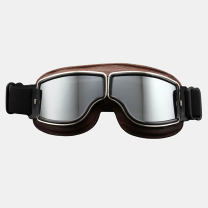 Beskytende Briller – Klart, Holdbart Øjenbeskyttelse Sports & Outdoors Tech Butik Brunt læder