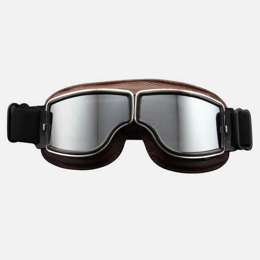 Beskytende Briller – Klart, Holdbart Øjenbeskyttelse Sports & Outdoors Tech Butik Brunt læder