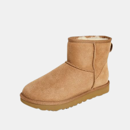Brune Ankelstøvler Dame med Varm Pelsforing – Ultra Mini Platform Støvler Kvinders Støvler Tech Butik Brun 36