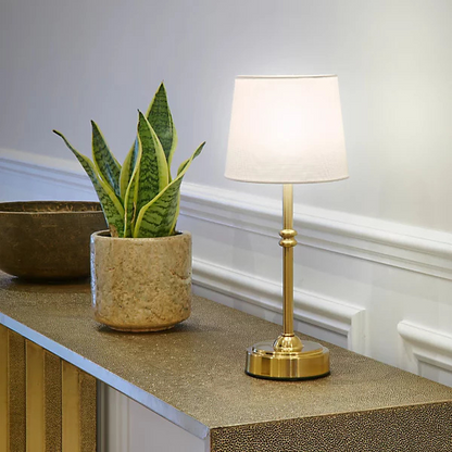 Retro Trådløs Bordlampe med Justerbar Lysstyrke Bærbar LED Belysning til Indendørs & Udendørs Brug Bordlamper Tech Butik