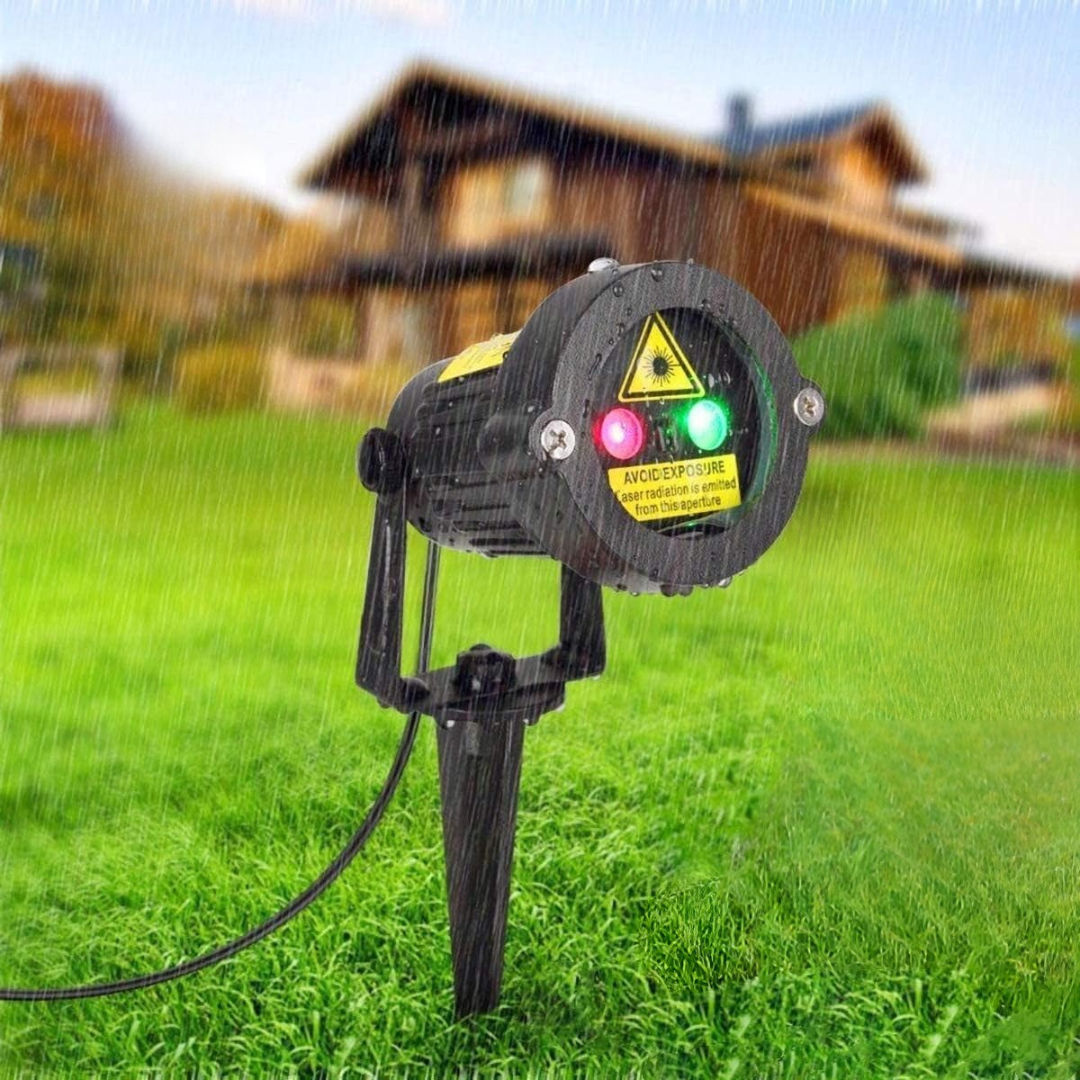 Udendørs Laserlysprojektor – Oplys Dit Hjem Denne Jul Tech Butik