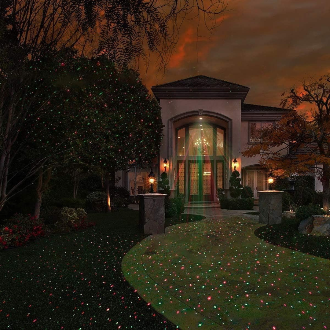 Udendørs Laserlysprojektor – Oplys Dit Hjem Denne Jul Tech Butik