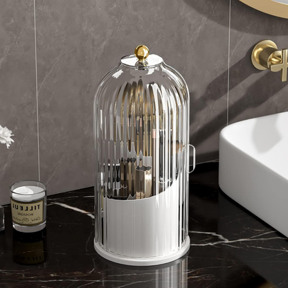 Elegant 360° Roterende Makeup Organizer – Nem Skønhed med Stil Beauty Tech Butik