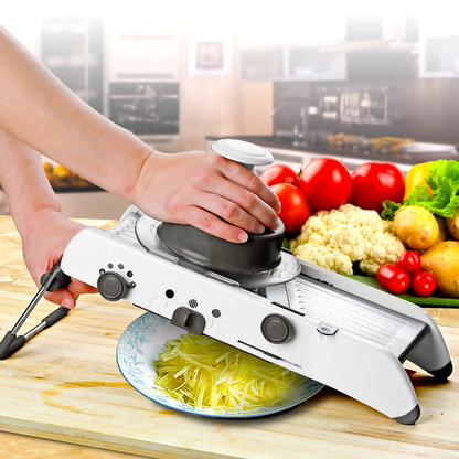 18-i-1 Multifunktionel Madmandolin – Premium Grøntsags- & Frugthakker og -skærer Mandoline Chopper Cutter And Slicer Tech Butik