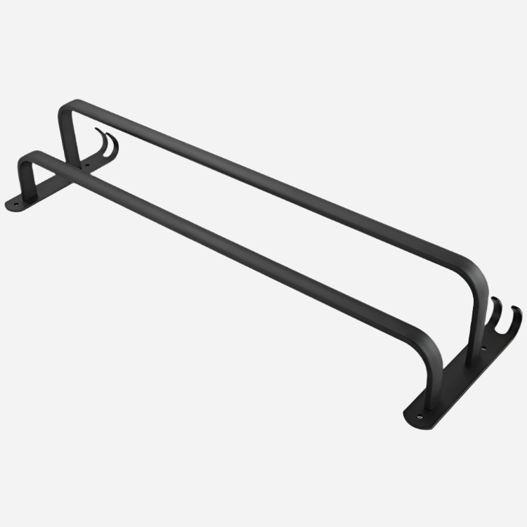 Væghængt Badeværelseshåndklædeholder med Flere Niveauer og Krog Stativ Tech Butik 2 Bar 40 Cm