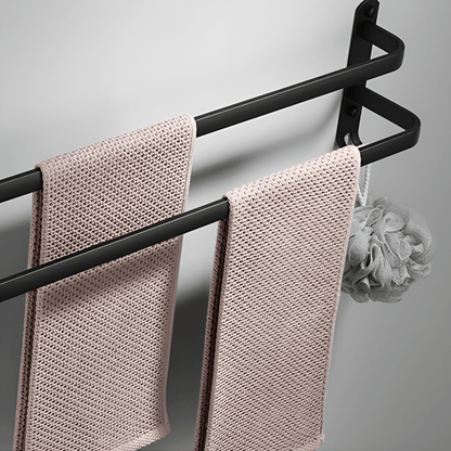 Væghængt Badeværelseshåndklædeholder med Flere Niveauer og Krog Stativ Tech Butik