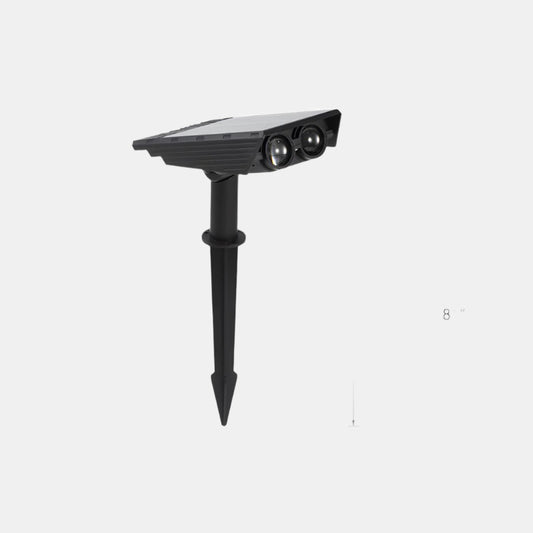 Vandtæt LED Solar Multi-Zoom Spotlys til Udendørs Brug Gulvlampe Tech Butik Varm Hvid