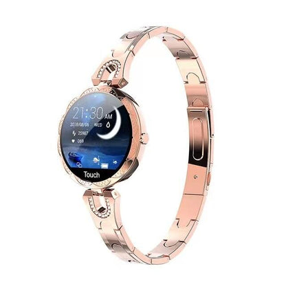 Vandtæt Fitness Smartwatch – Smart Fitness & Wellness Følgesvend Bærbar teknologi Tech Butik Guld