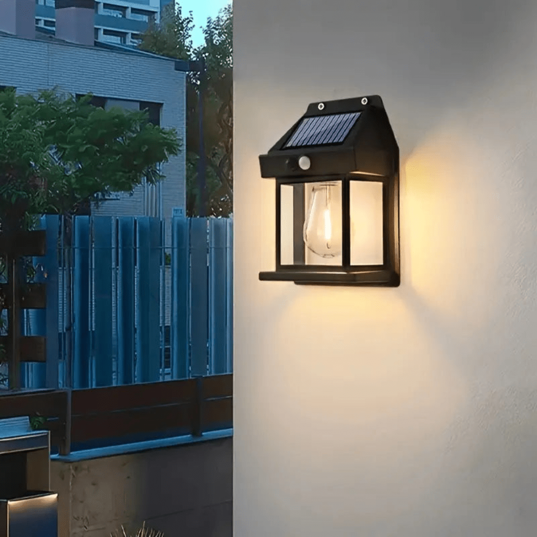 Vandtæt Solenergi Zonnelampe med Bevægelsessensor til Udendørs Brug (1+1 Gratis) Væglampe Tech Butik