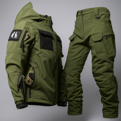 Herre Termo Vandtæt Sæt – Beskyttelse i Koldt Vejer Regnfrakker Tech Butik Grøn S