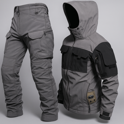 Herre Termo Vandtæt Sæt – Beskyttelse i Koldt Vejer Regnfrakker Tech Butik Grå S