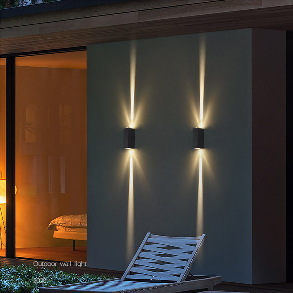 Vandtæt Udendørs Væglampe i Aluminium – Modern LED Belysning til Haven Væglamper Tech Butik