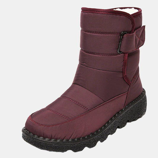 Vandtætte Sne Støvler med Anti-Slip Såler – Vinterstøvler til Mænd og Kvinder Sneakersneakers Tech Butik Rød 36