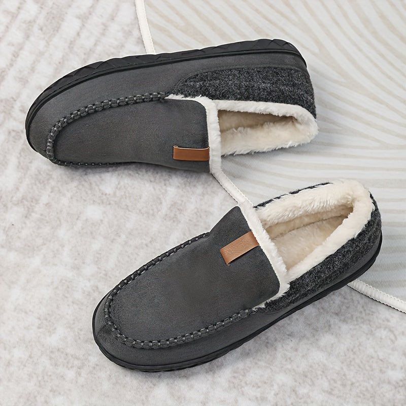 Herre Vinterloafers – Varmt For af Fåreuld Herre loafers Tech Butik Grå 40