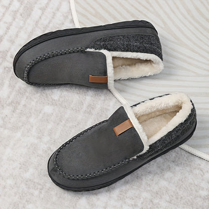 Herre Vinterloafers – Varmt For af Fåreuld Herre loafers Tech Butik Grå 40