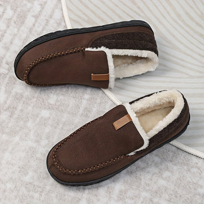 Herre Vinterloafers – Varmt For af Fåreuld Herre loafers Tech Butik Kaffefarvet 40