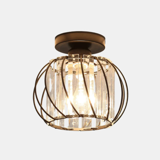 Vintage-inspireret Elegant Loftlampe til Gang og Entré Loftlamper Tech Butik Sort