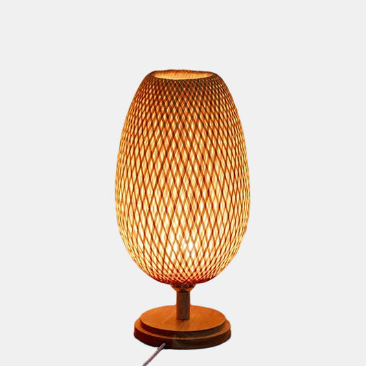 Vintage Bamboe Bordlampe til Hyggelig Atmosfære i Dit Hjem Bordlampe Tech Butik