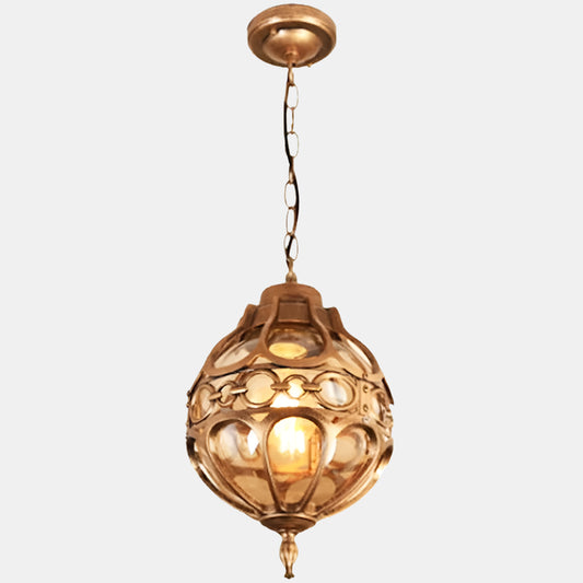 Vintage Glas Udendørs Pendellampe Hængelamper Tech Butik Guld