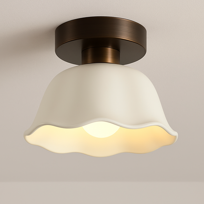 Vintage Loftlampe i Keramik & Glas – Tidløs, Varm Belysning Belysning Tech Butik