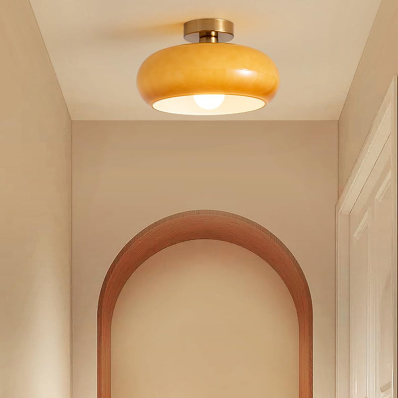 Vintage Rund Glas Loftlampe Loftlamper Tech Butik