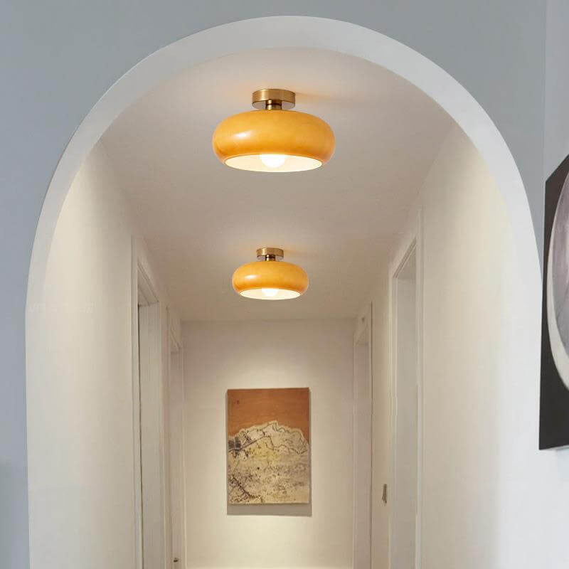 Vintage Rund Glas Loftlampe Loftlamper Tech Butik