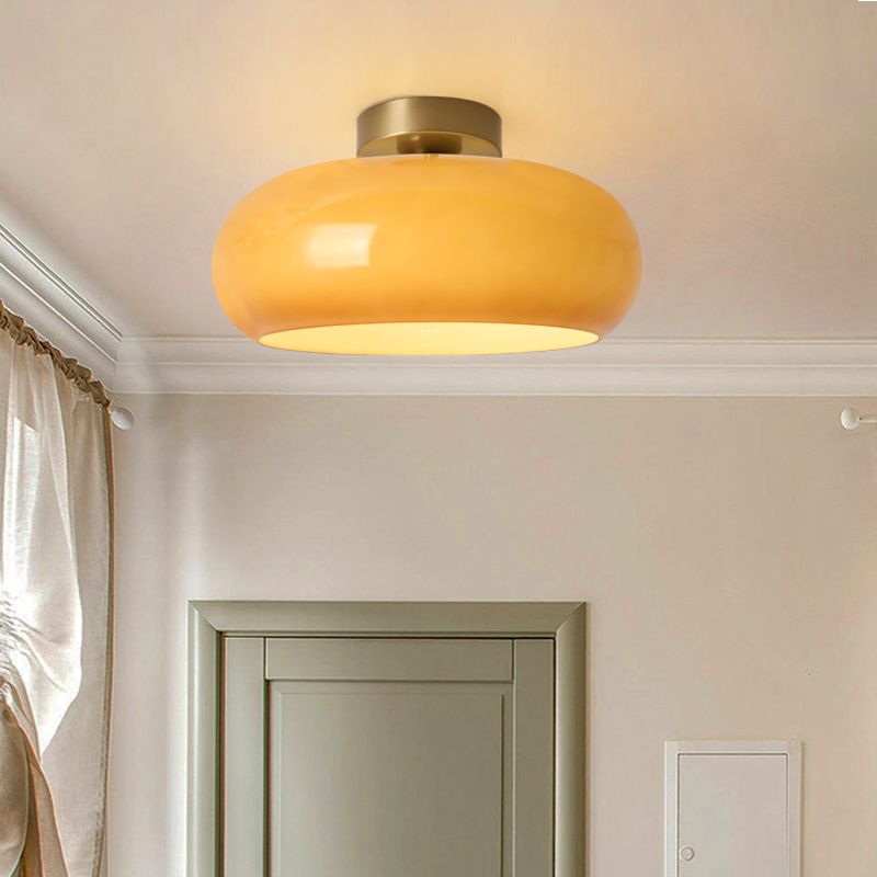Vintage Rund Glas Loftlampe Loftlamper Tech Butik
