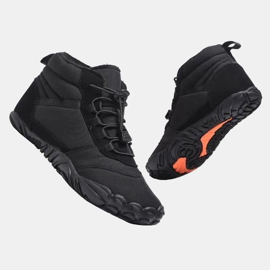 Vinter Barfodssko med Isoleret Komfort og Skridsikker Sål Sneakersneakers Tech Butik Sort 35