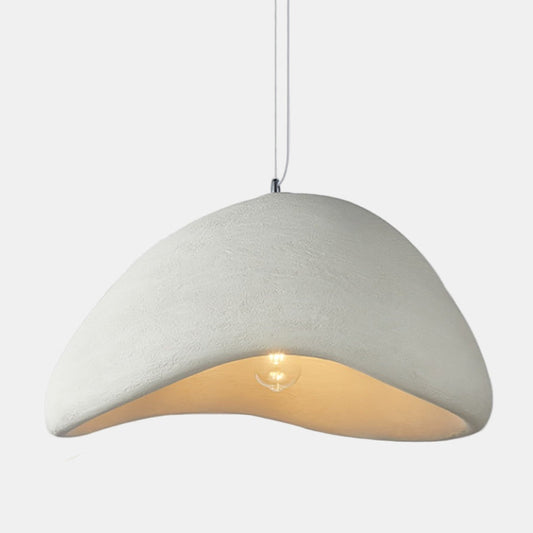 Minimalistisk Nordisk Stil Moderne Lysekrone til Elegant Indretning Pendellampe Tech Butik A - Hvid Diameter 30 x Højde 150cm(justerbar kabel) Varmt lys(2700K-3500K)
