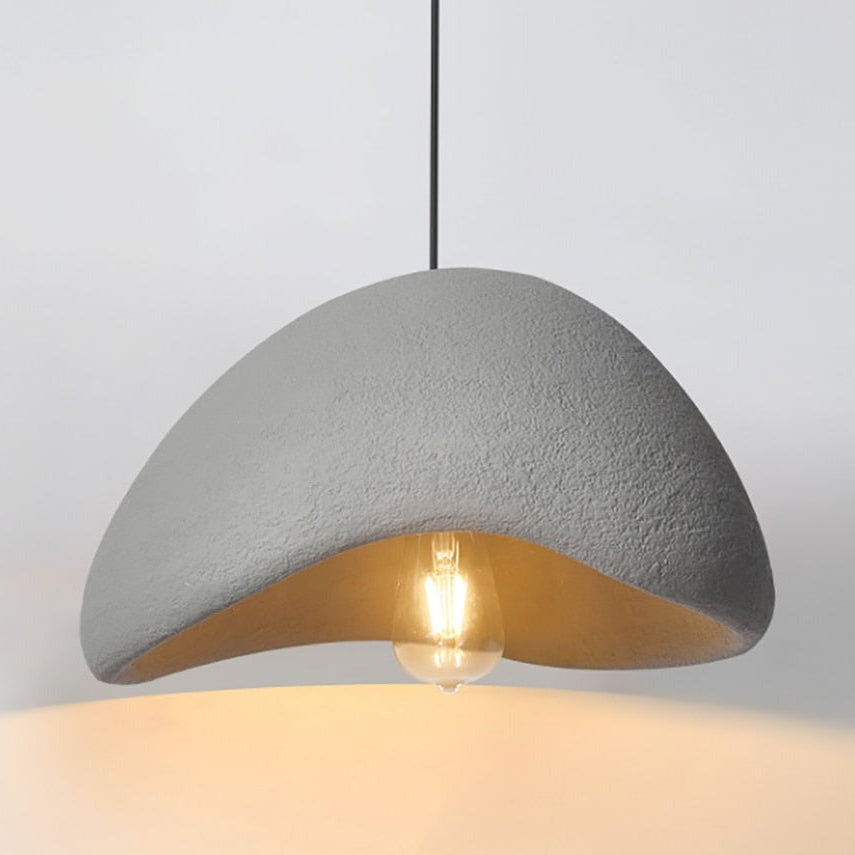 Minimalistisk Nordisk Stil Moderne Lysekrone til Elegant Indretning Pendellampe Tech Butik A - Grå Diameter 30 x Højde 150cm(justerbar kabel) Varmt lys(2700K-3500K)