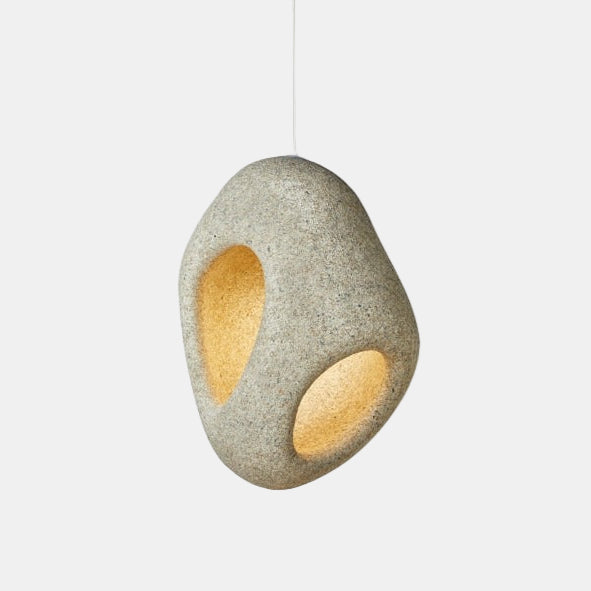 Kunstnerisk Imperfektion Loftslampe for Minimalistisk Elegance Pendellampe Tech Butik Brun Lille (39 højde x 28 længde) Varmt lys(2700K-3500K)